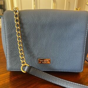 Kate Spade Denim Blue Leather Cross Body - Never Used